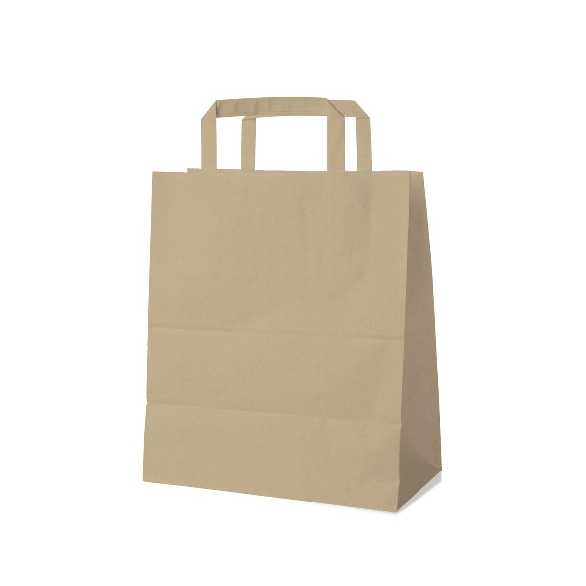 250x GASTRO Papiertragetaschen 39 x 22 x 10 cm mit EAN-Code braun