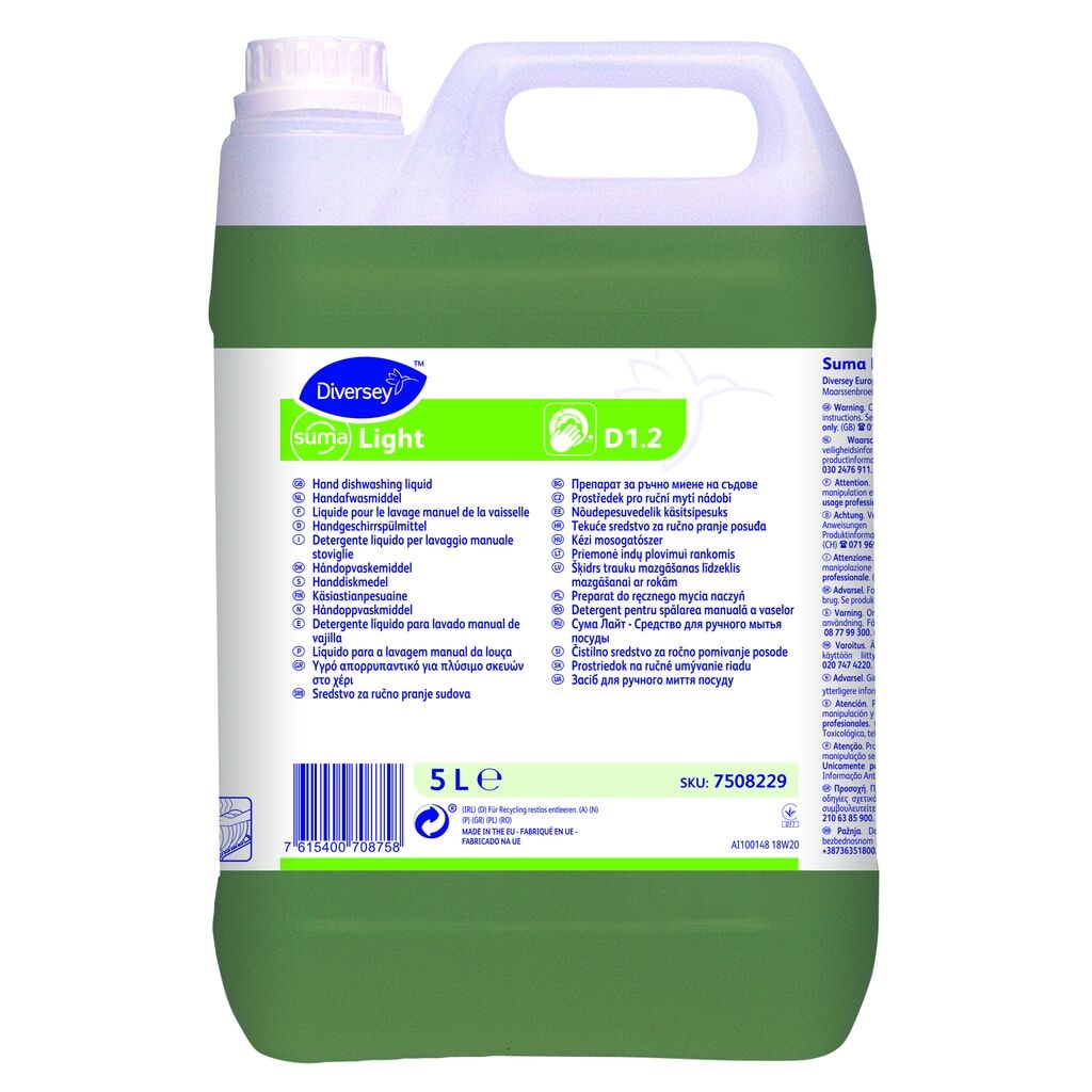 Detergente lavavajillas manual Suma Light D1.2 5L