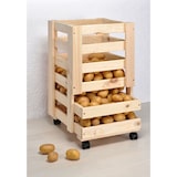 thumbnail of Holz Vorratskiste für Obst & Kartoffeln