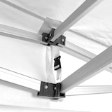 thumbnail of Professioneller faltbarer Aluminiumpavillon mit sechseckiger Struktur, Market-Pro 3X3, weiß, wasserdicht