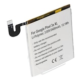 thumbnail of Akku passend für Google Pixel 3a XL, Li-Polymer, 3,85V, 3400mAh, 13,1Wh, built-in, ohne Werkzeug