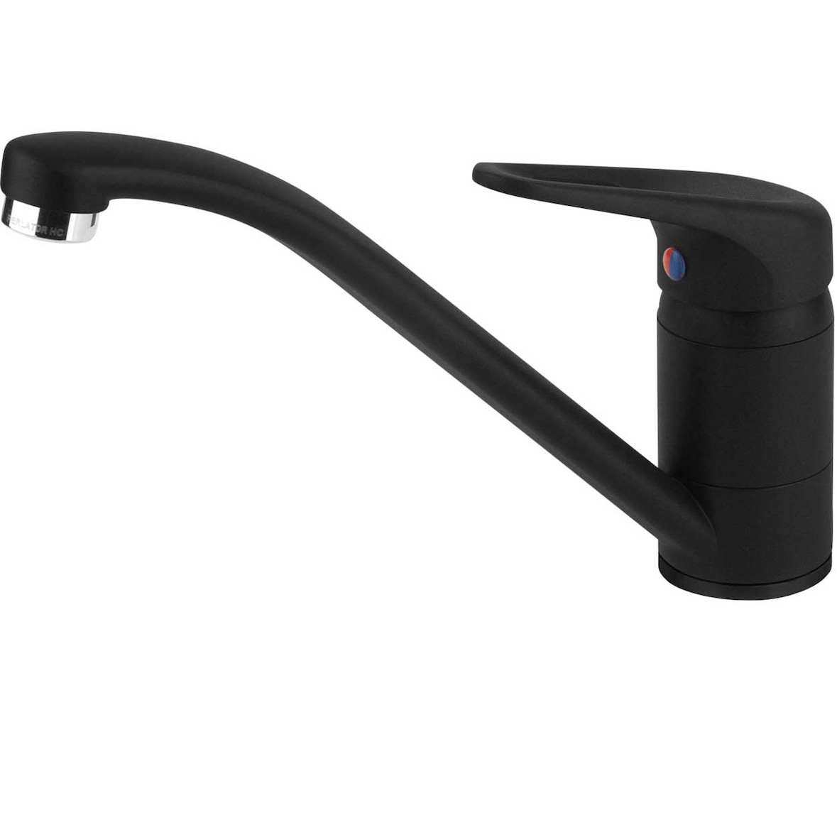 Franke Messing Hochdruck Armatur Novara-Plus Festauslauf Black matt 115.0659.961