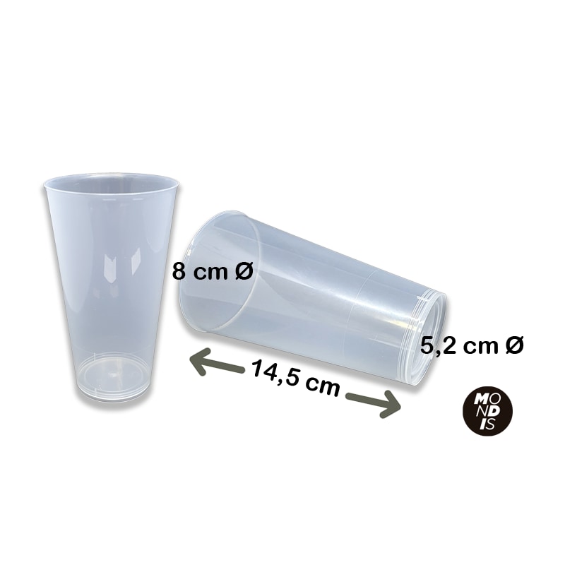 Greenvase - Vaso cubata 450cc para fiestas plástico transparente (420 uds)