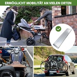 thumbnail of TRUTZHOLM 1 x Alu Auffahrrampe 200 x 56 cm Traglast 540 kg grau starr perforiert Verladerampe