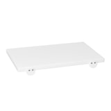 thumbnail of Professionele Snijplank van Polyethyleen, Wit, Cm 50x30 Hoog 2 cm, Met Rand