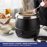 thumbnail of Louis Tellier - Marmite à soupe bain-marie noire - 8 L - N8060