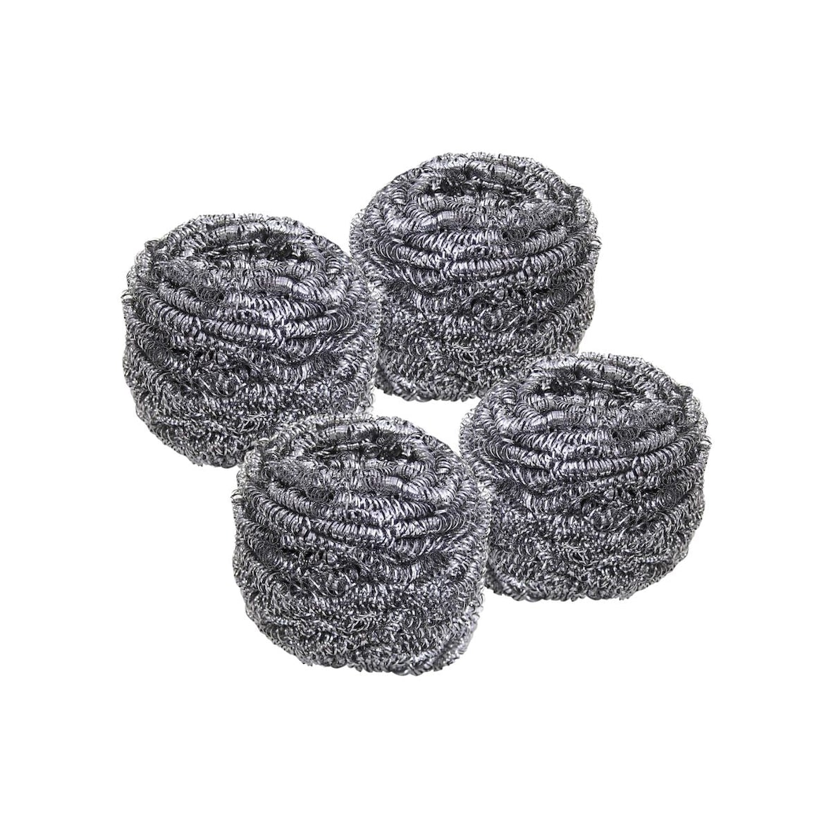 Set di 4 spugne abrasive in acciaio inox Fackelmann Tecno