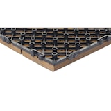 thumbnail of Pavimento in WPC HWC-E20, balcone/terrazzo effetto legno, struttura 3D lineare ~ 11x ogni 30x30cm = 1mq, marrone goffrato
