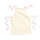 thumbnail of FairTrade Cotton Junior Craft Apron: One Size / Natural/Pastel Pink