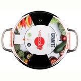 thumbnail of Wecook Granite Panela Alta Indução 28 cm, Anti-aderente Ecológico PFOA-Free, Alumínio Forjado, Vitrocerâmica, Preto