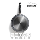 thumbnail of STONELINE® Bratpfanne 26 cm, Aluguss antihaftbeschichtete Pfanne, Backofen und Induktion geeignet