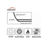 thumbnail of Lacor – 54041s – Chef Luxe Hohe Kasserolle ohne Deckel, 40 cm, Edelstahl