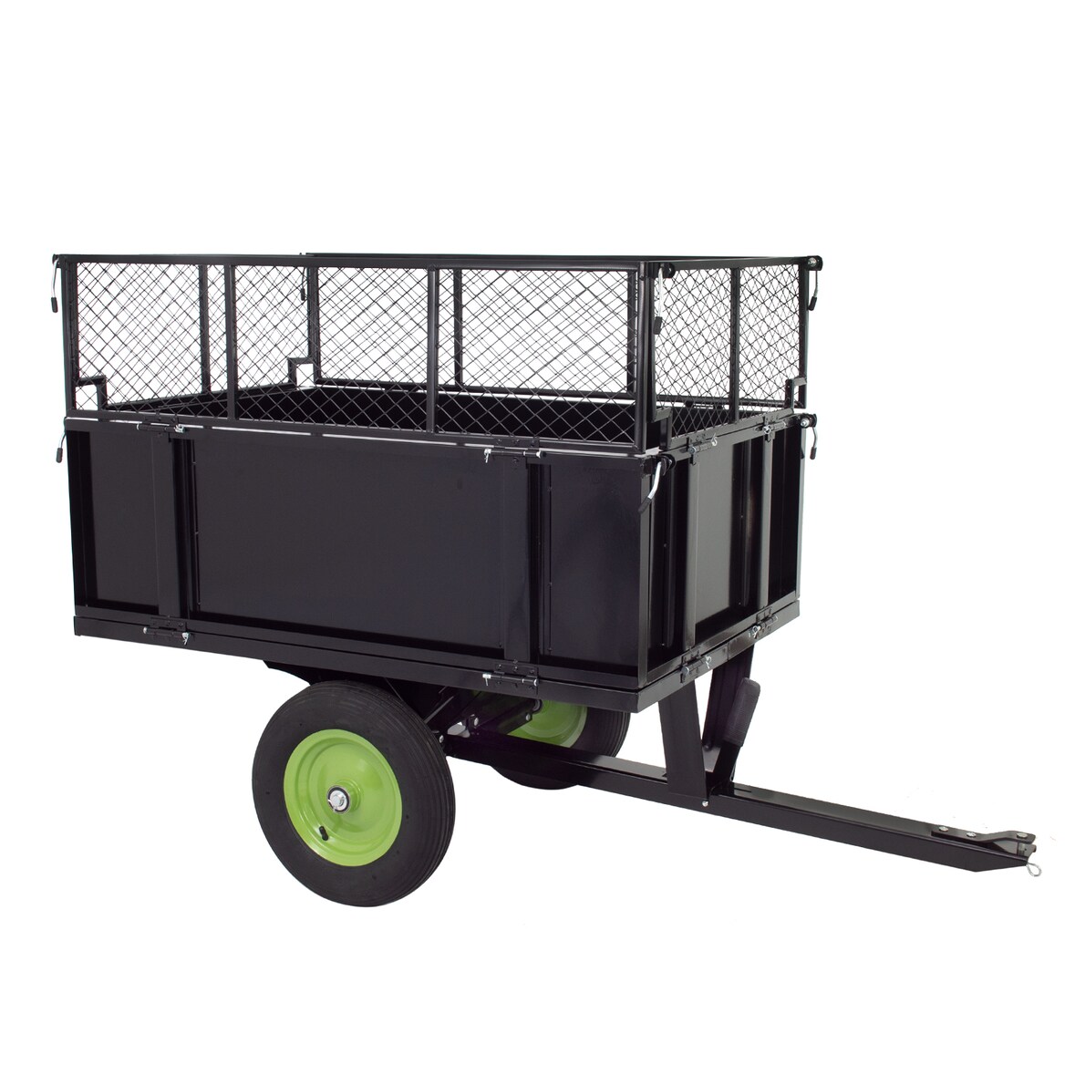 Rasentraktor Anhänger Kippanhänger 300 kg kippbar mit Kupplung