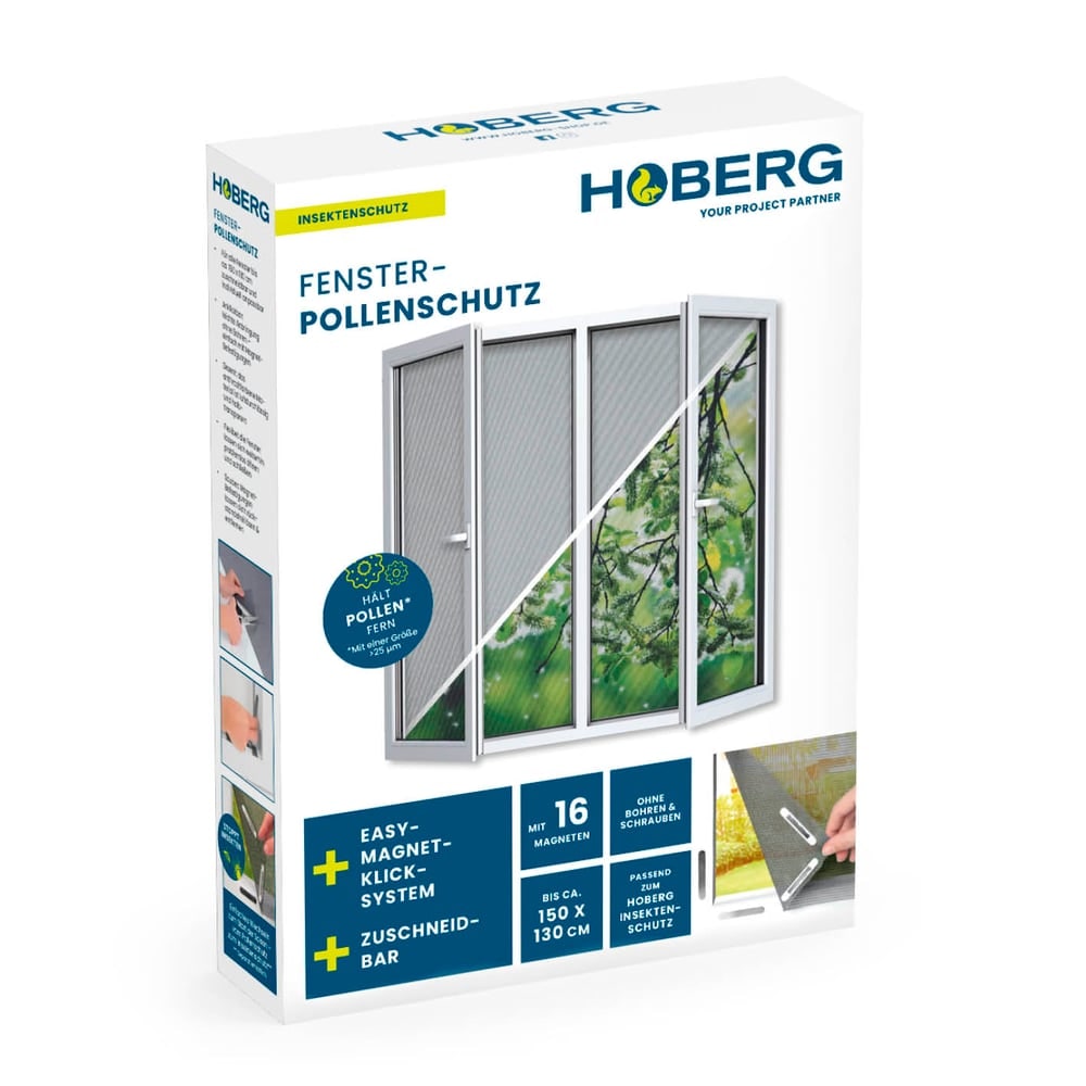 Hoberg Fenster-Pollenschutz 150 x 130 cm
