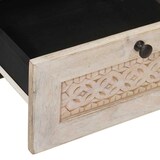 thumbnail of vidaXL Nachttisch 2 pcs Beige 40 x 33 x 46 cm massives Mangoholz