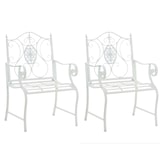 thumbnail of Set van 2 Tuinstoel Punjab met armleuningen wit