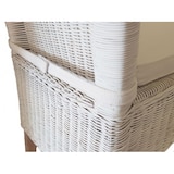 thumbnail of Esszimmer Stühle Set Rattanstühle Perth 4 Stück weiß Esstisch Stühle Korbstühle nachhaltig : mit Sitzkissen