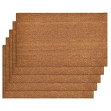 thumbnail of Kokosmatte 5er Set Türvorleger Schmutzfangmatte Fußmatte Fußabtreter einfarbig für Haustür : 65 x 100 cm