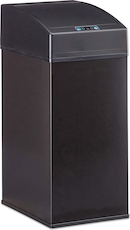 Rijoka Prullenbak Met Sensor Dubbel 50 Liter 1x20 En 1x30 RVS Soft Close Vingerafdrukvrij Modern Design Zwart 591510328