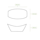 thumbnail of greenbox - Holzschiffchen 24,5 cm, 1000 St.