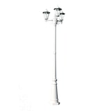 thumbnail of vidaXL Gartenlaterne 3-flammig 215 cm Weiß Aluminium