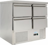 thumbnail of FIMAR G-S9014D-FC statische Kühl-Saladette, 4 Schubladen, elektronisches Thermostat, automatische Abtauung, Maße 90x70x85 cm