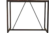 thumbnail of METRO PROFESSIONAL Gastro Bartisch Modano, Akazienholz/Stahl, 140 x 70 cm, rechteckig, braun/schwarz