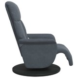 thumbnail of vidaXL Massagesessel mit Fußteil Dunkelgrau Samt