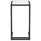 thumbnail of vidaXL Computer bijzettafel 50x35x65 cm gehard glas witmarmerkleurig