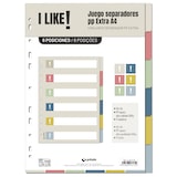 thumbnail of Juego de separadores Polipropileno 6 posiciones A4 "LIKE3"