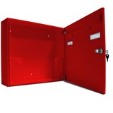 thumbnail of AL Briefkastensysteme 9 x Basic Wand Briefkasten in RAL Farbe 3000 Feuer Rot für Post A4, wetterfest, Artikelnummer: 431P9EA3P3000