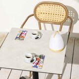 thumbnail of Gelamineerd tafelblad 70x70 cm lichtgrijs beton - Oviala