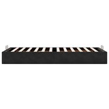 thumbnail of vidaXL Ottoman-Bett ohne Matratze Schwarz 80x200 cm Samt