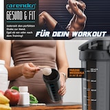 thumbnail of Arendo Eiweißshaker 800 ml, Protein Shaker, verschließbar, BPA-frei, spülmaschinengeeignet, Kunststoff, 4-tlg., Sport