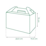 thumbnail of MONOUSO - Caja de Menú Kraft 225x145x150mm (25 Uds)
