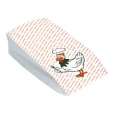 thumbnail of 200x Hähnchenbeutel Warmhaltebeutel für halbes Huhn 10,5+5,5x24 cm 2-lagig