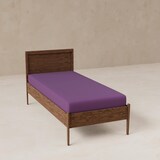 thumbnail of Benetton - Conjunto de 2 lençóis com elástico medindo 100x200cm + 30cm para uma cama de 90cm na cor Rainbow Purple.