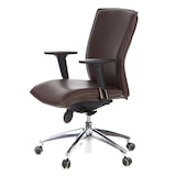 thumbnail of Bürostuhl / Chefsessel MURANO 10 Leder dunkelbraun hjh OFFICE