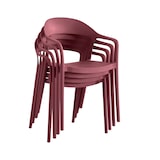 thumbnail of METRO PROFESSIONAL Silla apilable Gastro Laveria, plástico, burdeos