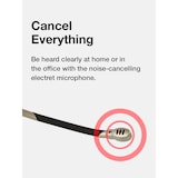 thumbnail of Auriculares con Cable y Micrófono con Cancelación Ruido, Cascos de Diadema Monoaurales Oficina CS95 USB, Beige