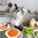 thumbnail of METRO Professional Coupe-légumes GVC2000, Aluminium, 24 x 58 x 53.5 cm, 750W, 230V, 350 Kg/h, incl.4 lames en acier inoxydable, argenté