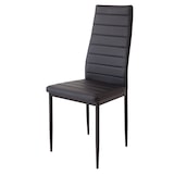 thumbnail of Albatros Esszimmerstühle MILANO 6er Set, Schwarz - Polsterstuhl mit Kunstleder-Bezug, Modernes Stilvolles Design am Esstisch - Küchenstuhl Stuhl