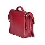 thumbnail of Ruitertassen Aktentasche Leder 36cm Damen Herren Business Schule 1 Fach Uni Umhängetasche rot 2141-15