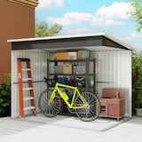thumbnail of Outsunny-Gartenschuppen-260L x 177B x 190H cm-Dunkelgrau