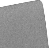 thumbnail of vidaXL Esszimmerstühle mit Rollen 2 pcs Hellgrau 57 x 66 x 94 cm Stoff