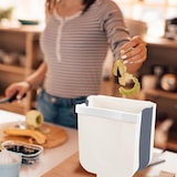 thumbnail of Pattumiera compatta da appoggio - 24,5 x 25 x 17 cm - Accessori da cucina - Bianco