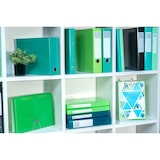 thumbnail of Exacompta 519297E 10x Ringbuch aus kaschiertem Karton, 4 Ringe 30mm, Rücken 40mm, 32x26cm für DIN A4 - Iderama - Anisgrün