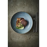 thumbnail of Churchill Super Vit Stonecast Raw Flache Coup Teller, 21,7 cm, 12 Stück, Blau, Rund