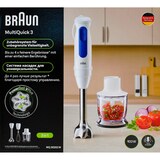 thumbnail of Braun MQ30202MWH MultiQuick 3 Stabmixer-Set weiß/blau 900 Watt