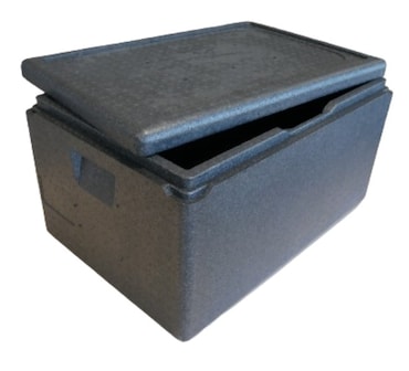 Caja térmica de polipropileno expandido GN1/1 48 litros, para transporte de alimentos